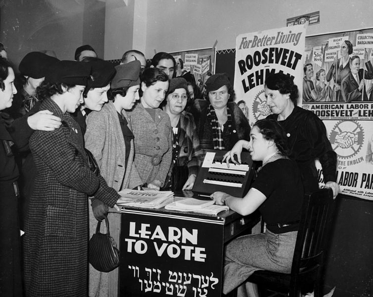 File:Women voter outreach 1935 English Yiddish.jpg