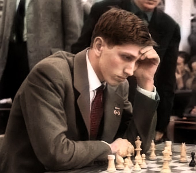 File:Bobby Fischer 1960 in Leipzig in color.jpg